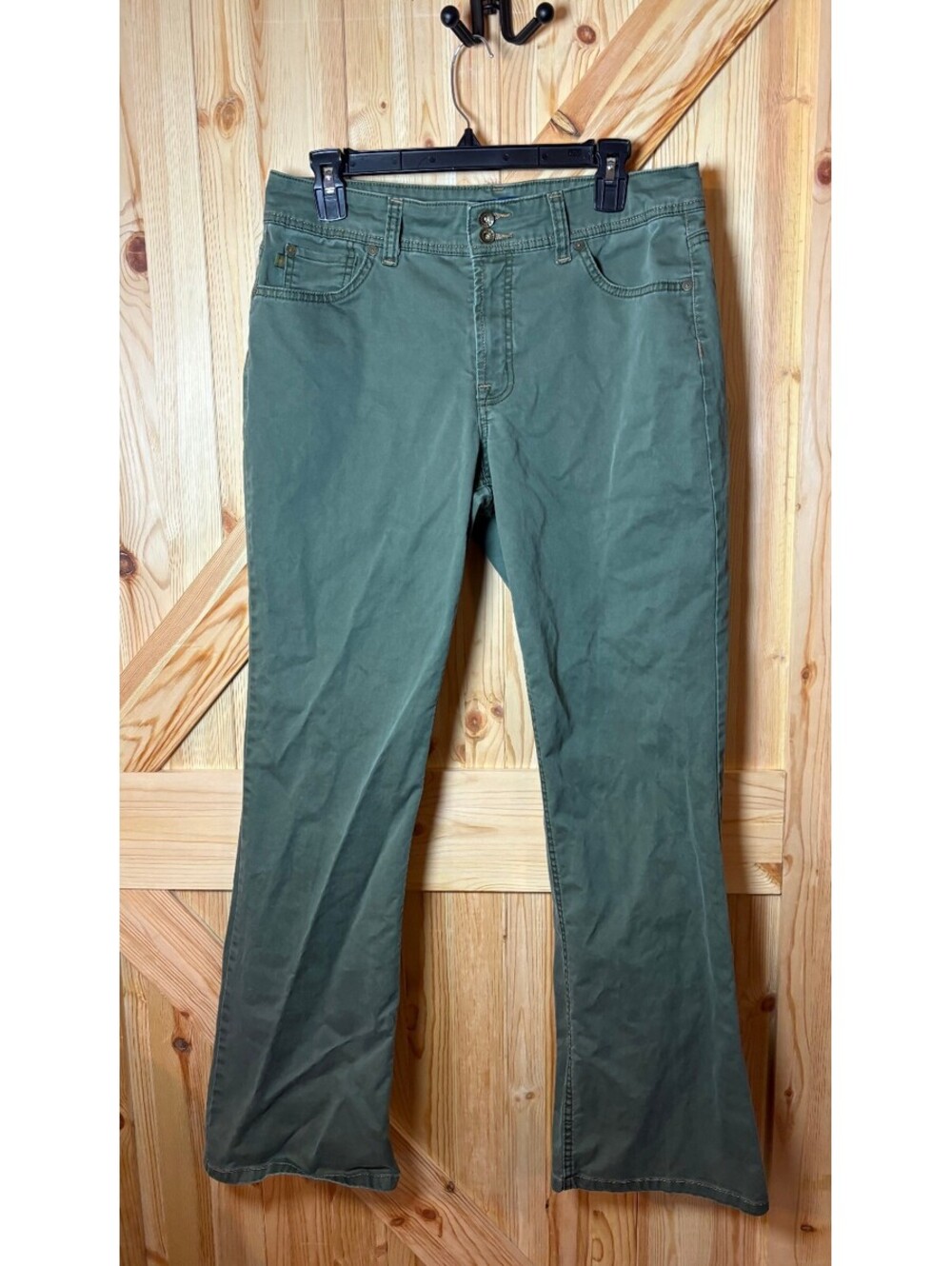 BandolinoBlu Arianna Bootcut Pants in Olive Green Size 12